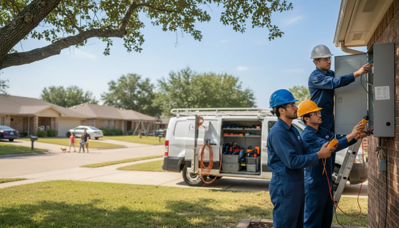 Certified electrician providing emergency electrical services in Medusa, NY